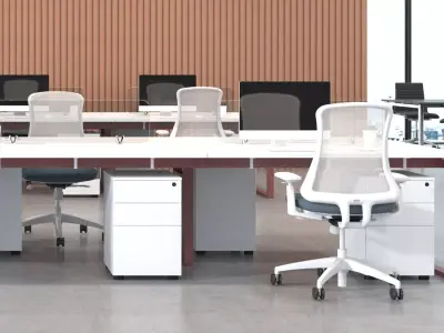 Office Room Interior  3D model