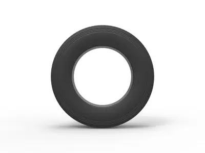 Truck tire Scale 1 to 25 3D print model