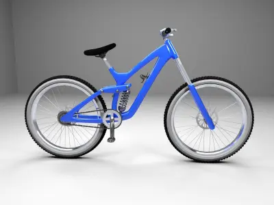 High-Poly 3D Cycle Model 3D model
