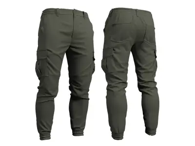 Cargo Pants - Marvelous Designer  3D model