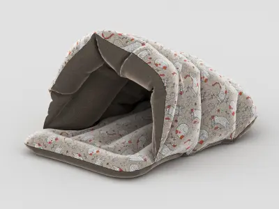 A bed-slipper for cats and dogs 3D model