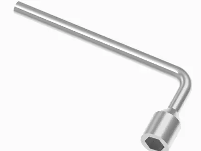 Truck Lug Wrench 3D print model