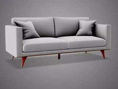3D Sofa Model 3D model