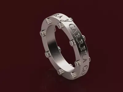 Carrera Ring 3D print model