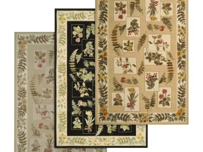 Rug Set 2384 3D model