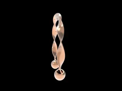 Twisted Bracelet 3D print model