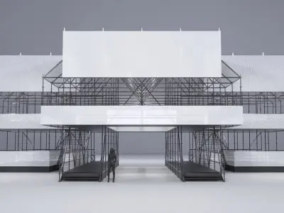 Layher Structure Pavilion 9 3D model