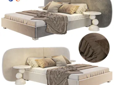 LunaDream Bed Vol02 3D model