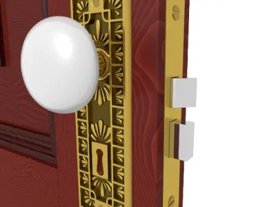 Door Knob Hardware 4 3D model