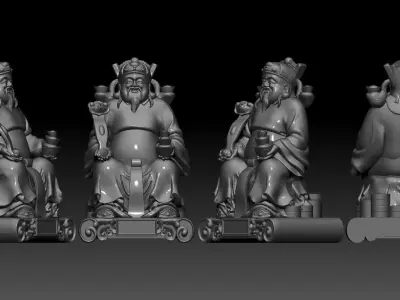land god  3D print model