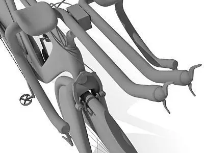 Modern Bike 3D model