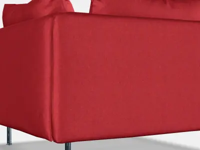 SODERHAMN Cover for corner section 4 Low-poly 3D model