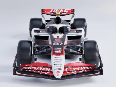 F1 2025 Haas VF-25 Formula 1 Race Car Low-poly 3D model Low-poly 3D model