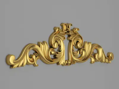 Classic Carved 015 3D model purchase