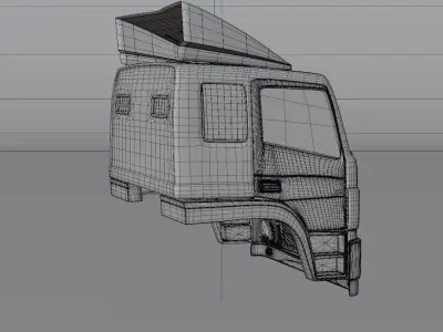 3d Model Fuso truck 3D model