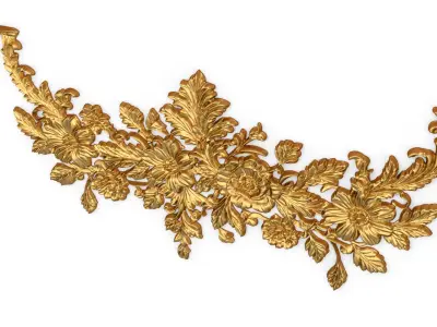 Classic decor ornament carved 60 3D model