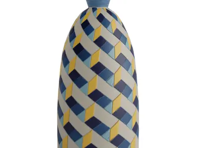 Cody Hoyt Geometric Ceramic Vase Collection 3D model