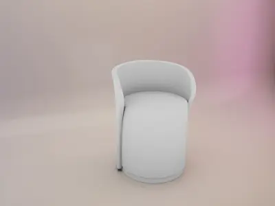 Luxury Seat Low-poly 3D model
