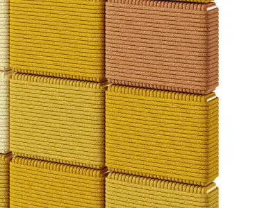 FABRICK Cord Panels Mosaic Murals by Brocoloco 3D model