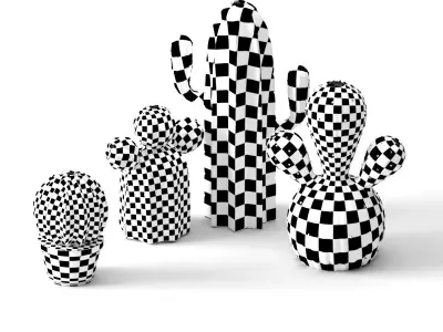 Cactus Vase 3D model