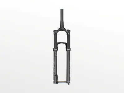 MTB Suspension Fork Low-poly 3D model