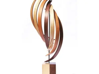 Glenoe The Climb by Jackson Wright Wood Sculpture 3D model