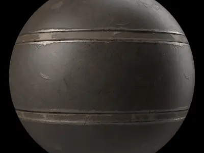 Metal Materials 58- Metal panels By Painting - Pbr 4k Seamless Texture