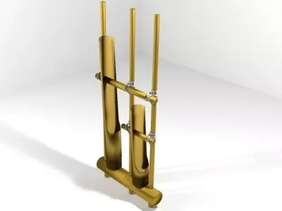 Musical Instrument Anglung 3D model