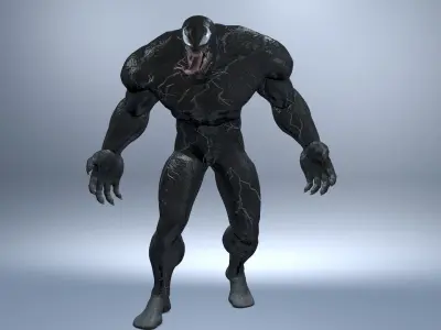 Venom-rig- venom 3D model