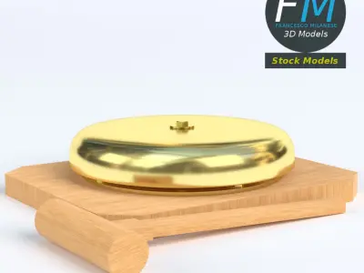 Boxing bell 1 3D model