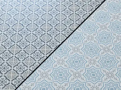 AdessiRoyal Blue Matte Porcelain Tile 3D model