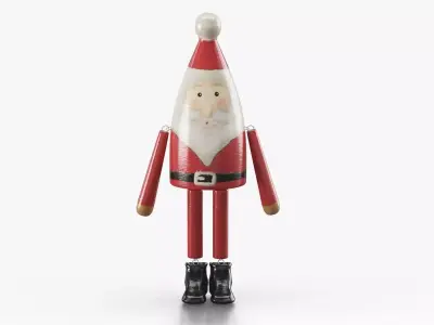Santa ornament 3D model