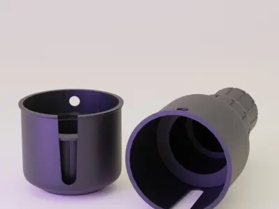 Foldable cup holder for 3D print 3D print model