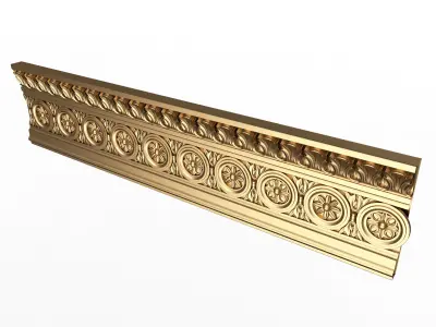 Ornament Element Molding 011 Low-poly 3D model