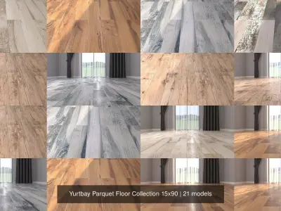 Yurtbay Parquet Floor Collection 15x90 Texture