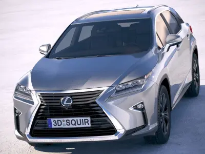 Lexus RX L 2018 3D model