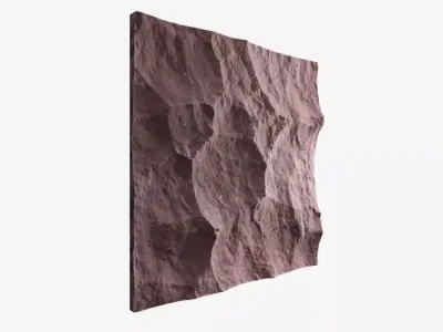 206-RockPanel sandstone wall texture 3D model