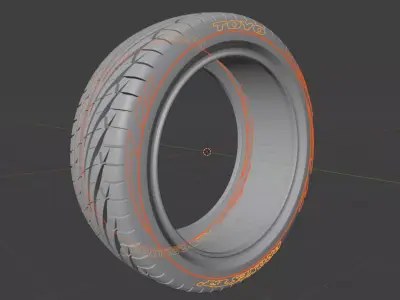Street Tire  3D model
