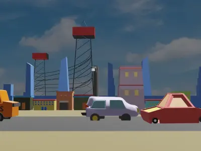 Industrial site 3D model