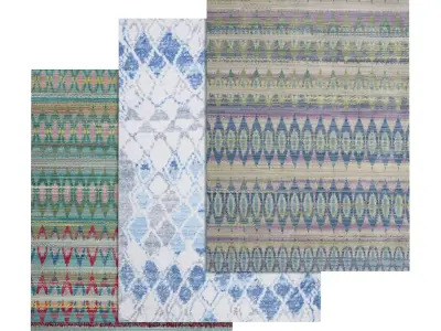 Rug Set 475 3D model