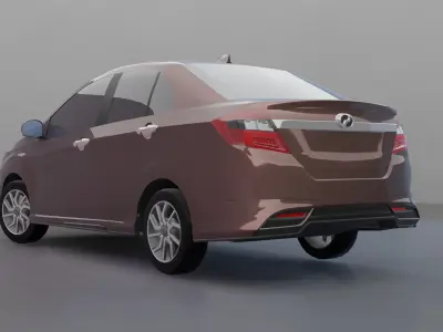 Perodua Bezza D63D 2016 3D model