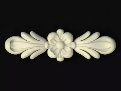 Central decor ornament for furniture 3D model 104