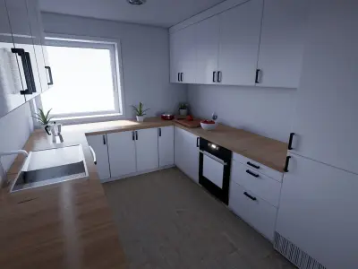 VR Interior-UNREAL ENGINE  Free low-poly 3D model