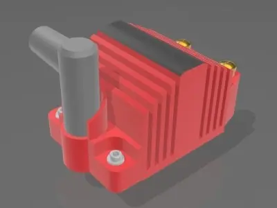 MSD style ignition coil for scale autos 3D print model