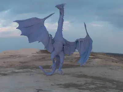 Dragon Tall Fin 3D model