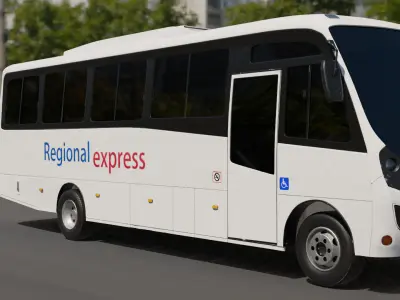 coach bus 3D model