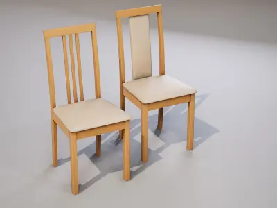 Chair 03 Low-poly 3D model