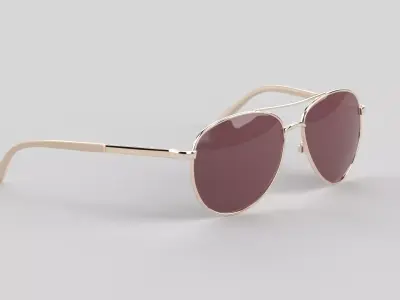 Crux Eyewear Glasses Low-poly 3D model