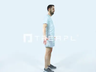 Portrait 09M Animated Rigged Sports Man Low-poly 3D model