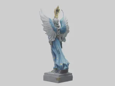 Celestial Guardian statue model 3D model
